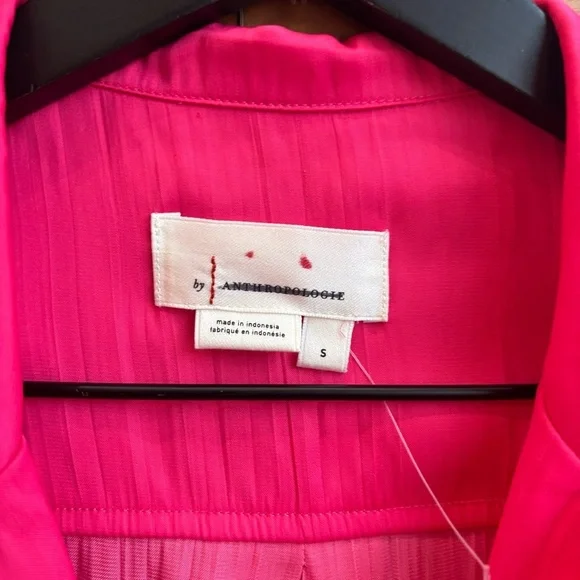 Anthropologie Button up Shirt Short Sleeve, Size S - Picture 6 of 11